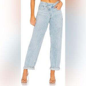 Agolde Criss Cross Upside Jean - SIZE 22